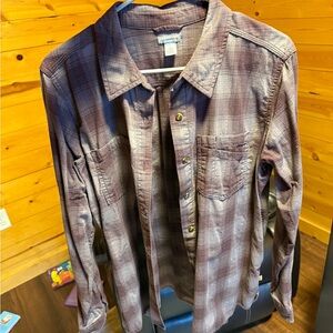 Carhartt Flannel Plaid Button-Up Shirt